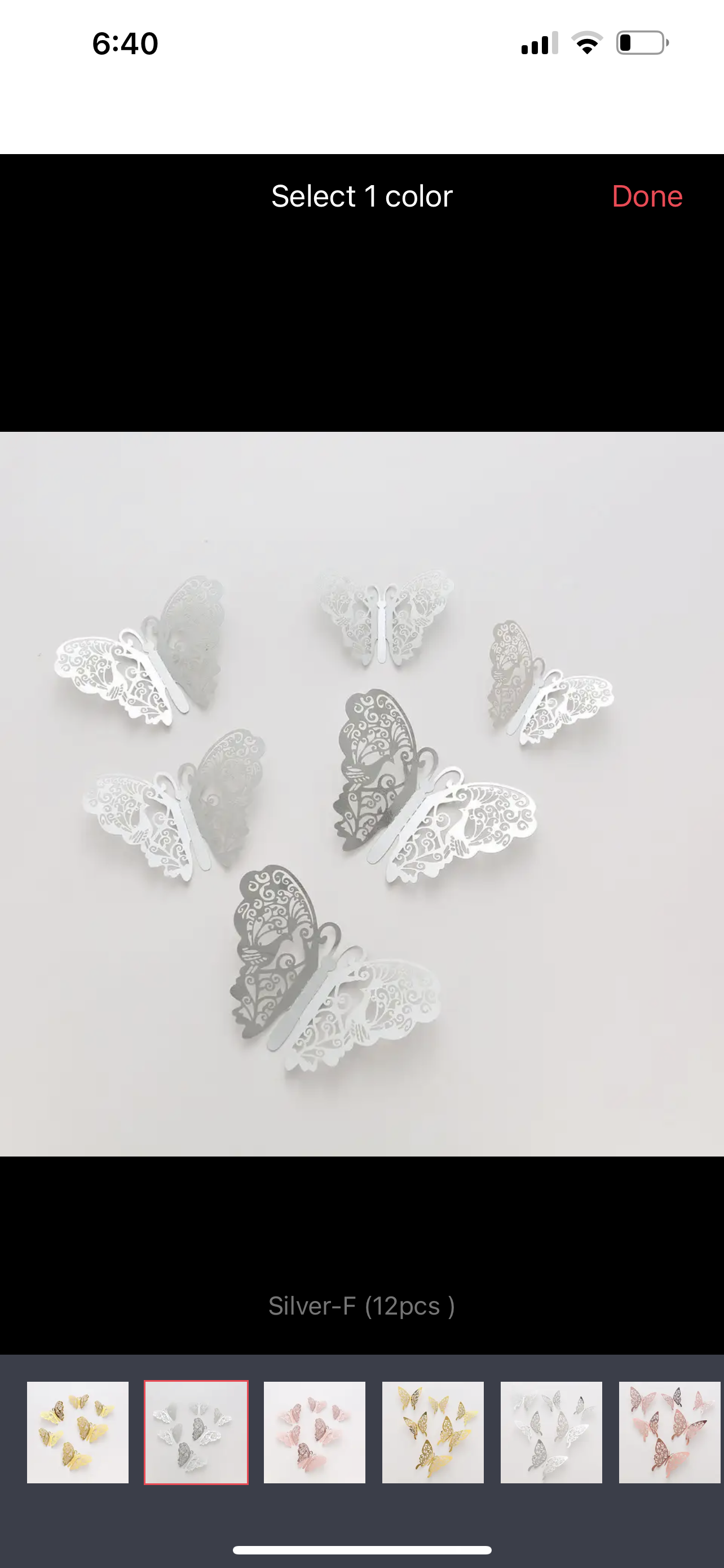 3D Butterflies & Happy Birtday Acrylic Cake Toppers