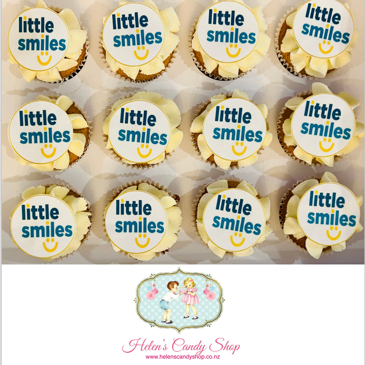 Edible Corporate Logo & Photo Cookies & Cupcake Platters