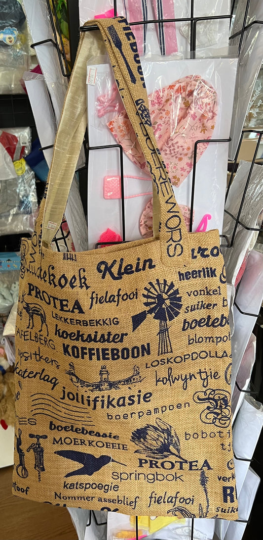 Handmade South African Themed Shopping Bags