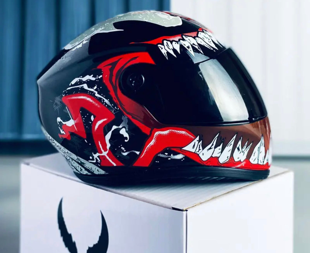 Mini Venom Motorcycle Teddy Helmet