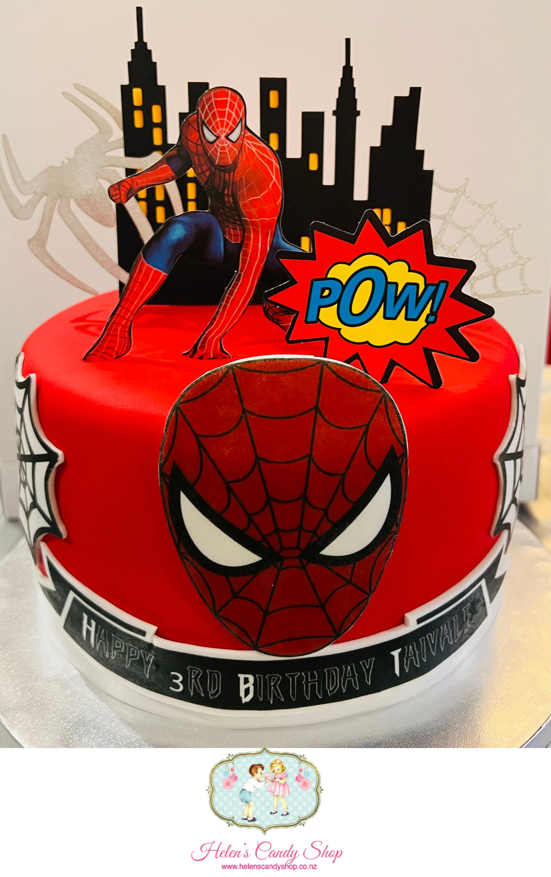 Spider-Man Themed Celebration Cake