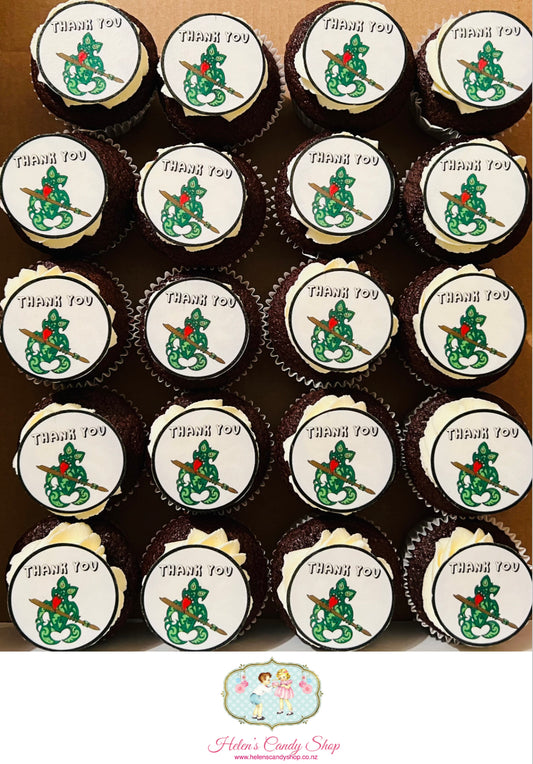 Edible Corporate Logo & Photo Cookies & Cupcake Platters