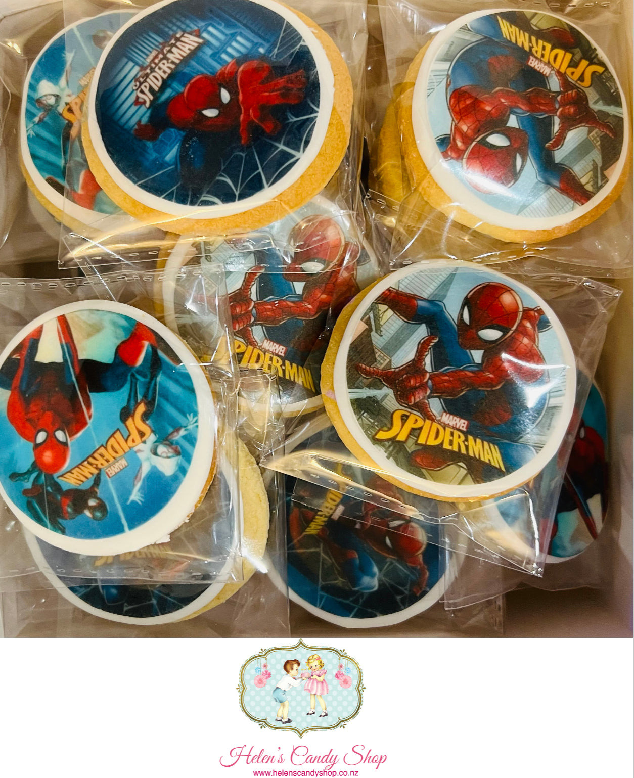 Customised Vanilla Sugar Cookies Individually Wrapped