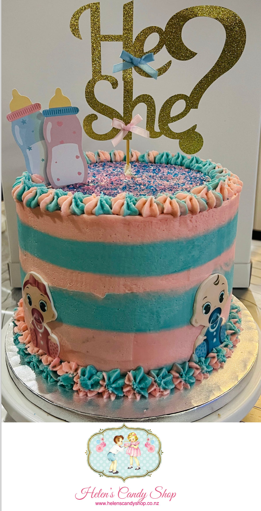 Baby Announcement, Baby Shower & Baby Celebration Cake