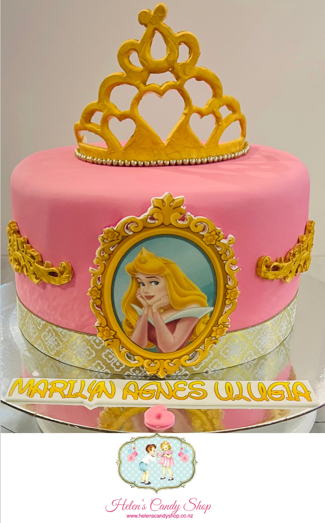Princess Themed Celebration Cake