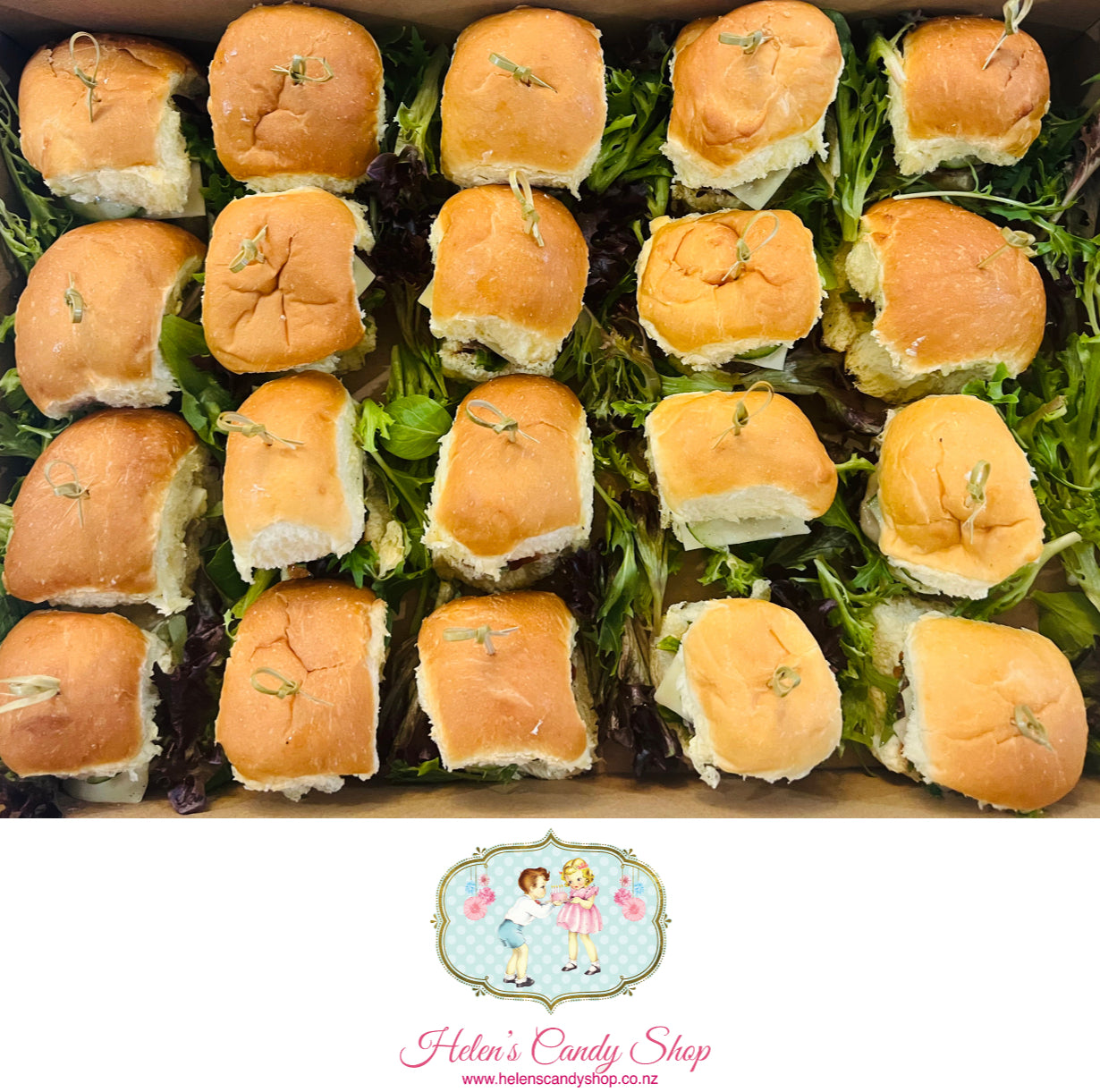 Mini Sliders Platter for 20 people