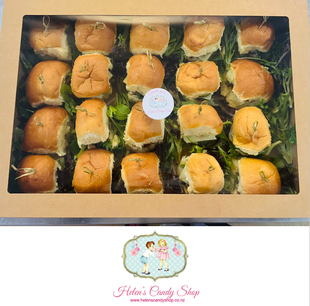 Mini Sliders Platter for 20 people