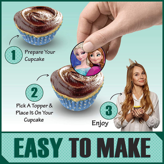 Photo / Customised Edible Wafer Sheet Image - Cupcake Toppers