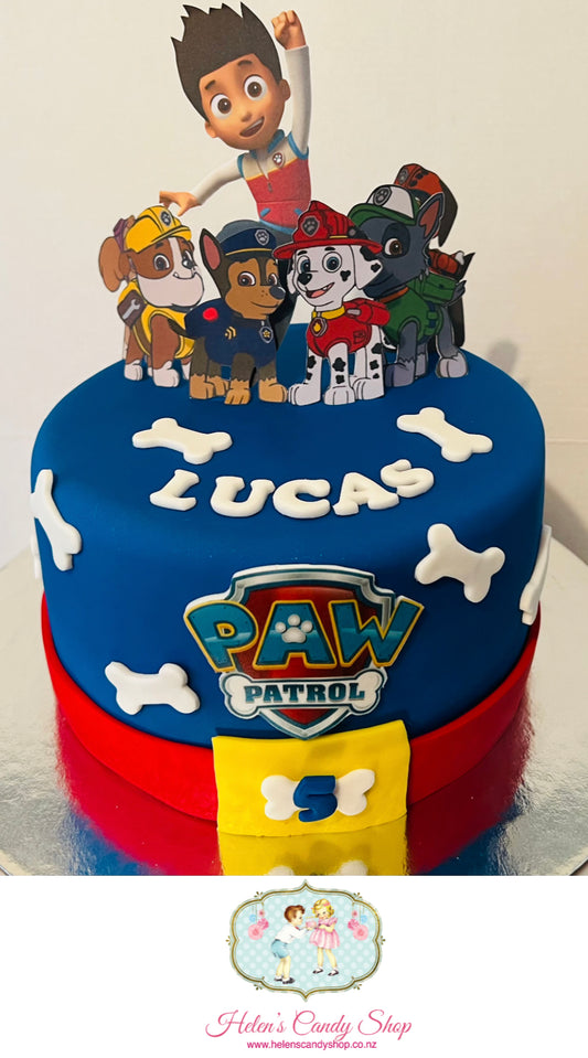 Paw Patrol Themed Celebration Cake