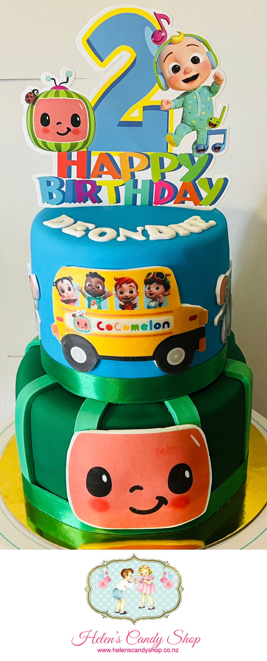 Cocomelon Themed Celebration Cakes