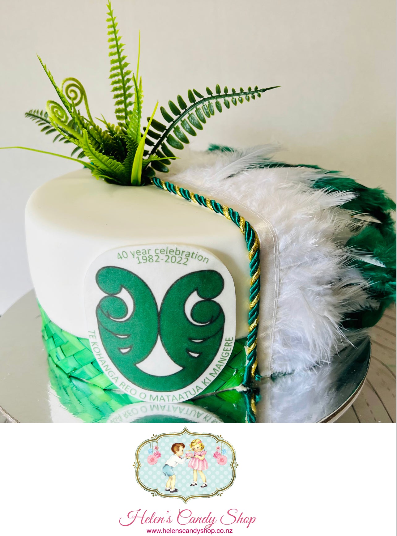 Polynesian Themed Celebration Cake