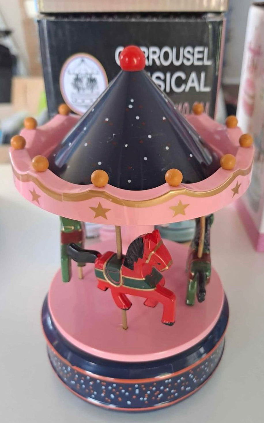 Merry-Go-Round Cake Topper