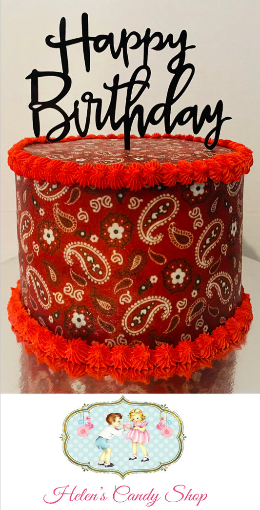 Liquor, Sports, Beer & Bandana Themed Celebration Cakes