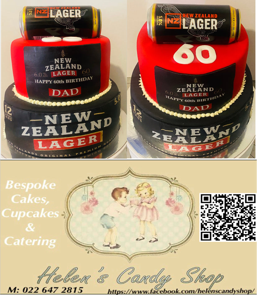 Liquor, Sports, Beer & Bandana Themed Celebration Cakes