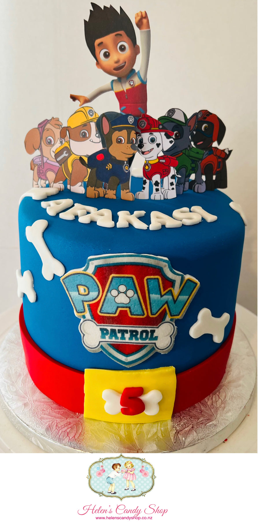 Paw Patrol Themed Celebration Cake